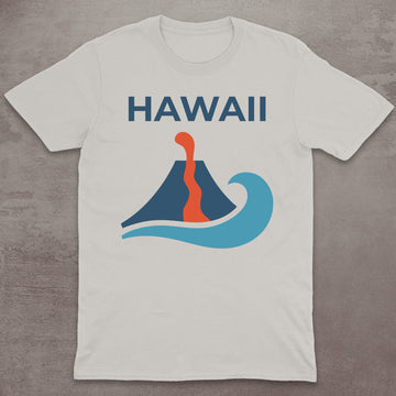 Hawaii Volcano and Surf T-Shirt