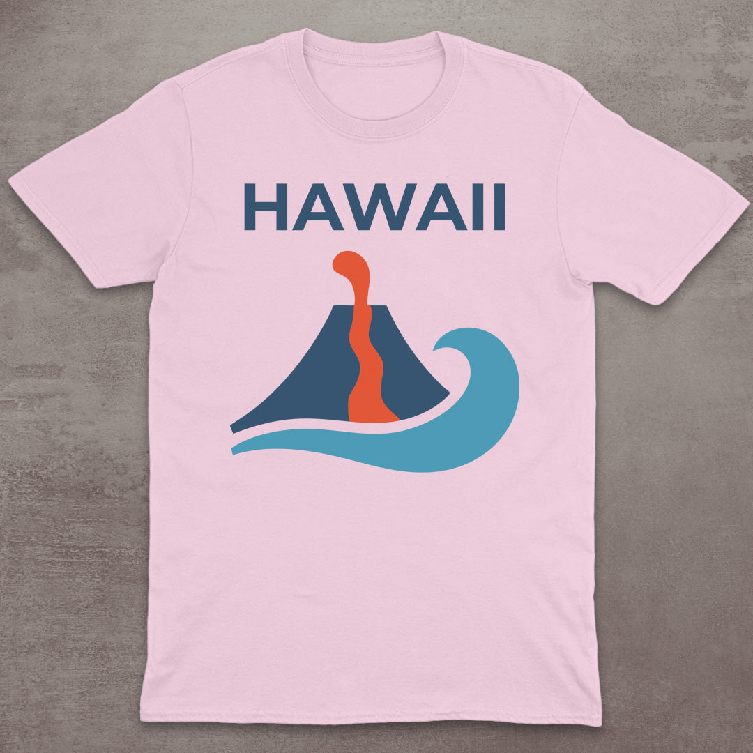 Hawaii Volcano and Surf T-Shirt
