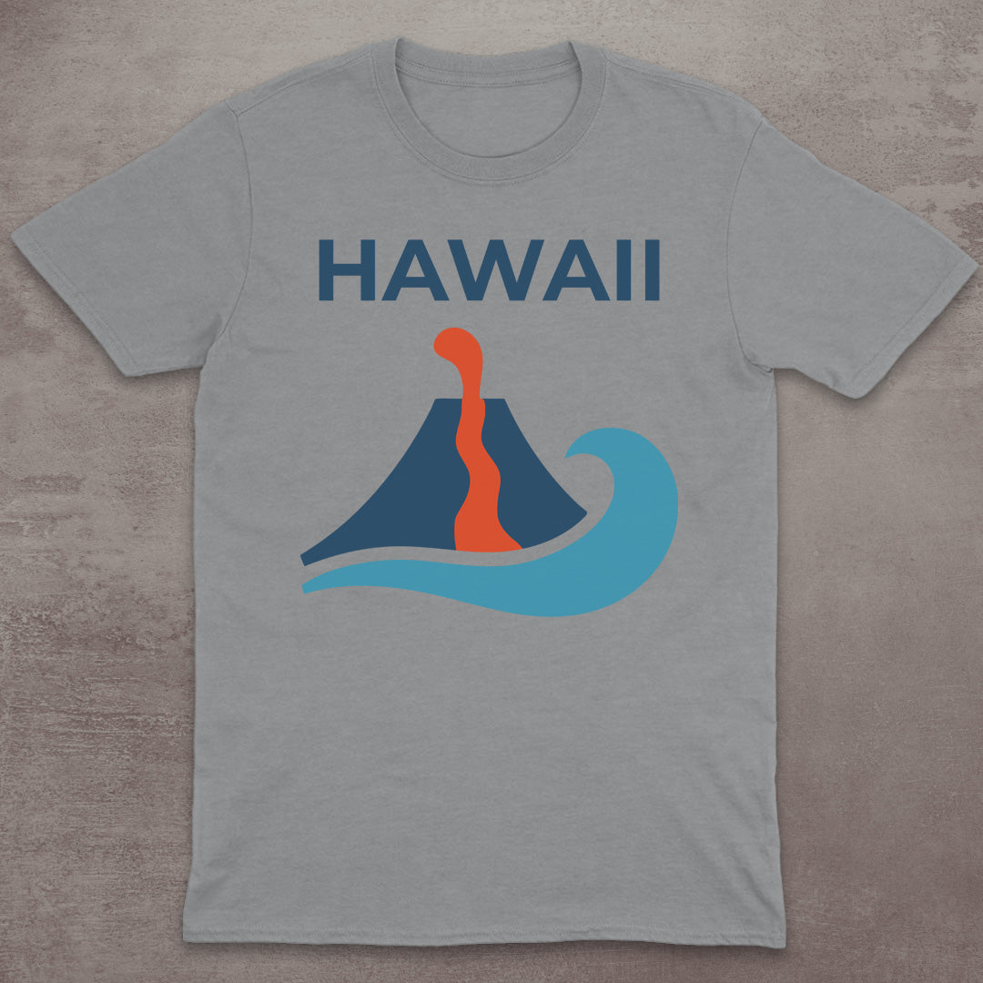 Hawaii Volcano and Surf T-Shirt