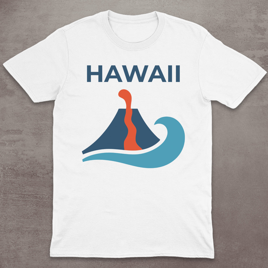 Hawaii Volcano and Surf T-Shirt