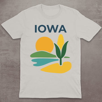 Iowa Cornfield Sunset T-Shirt