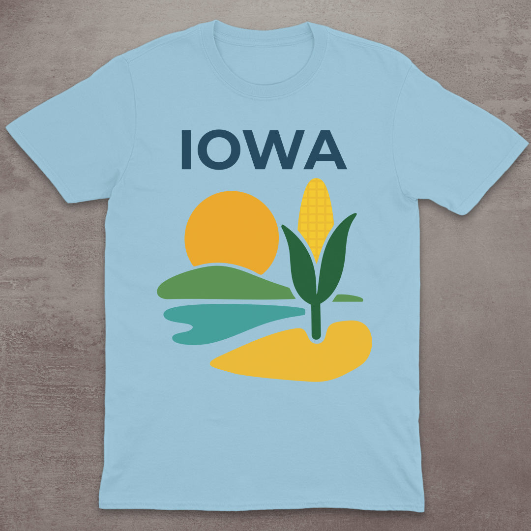 Iowa Cornfield Sunset T-Shirt