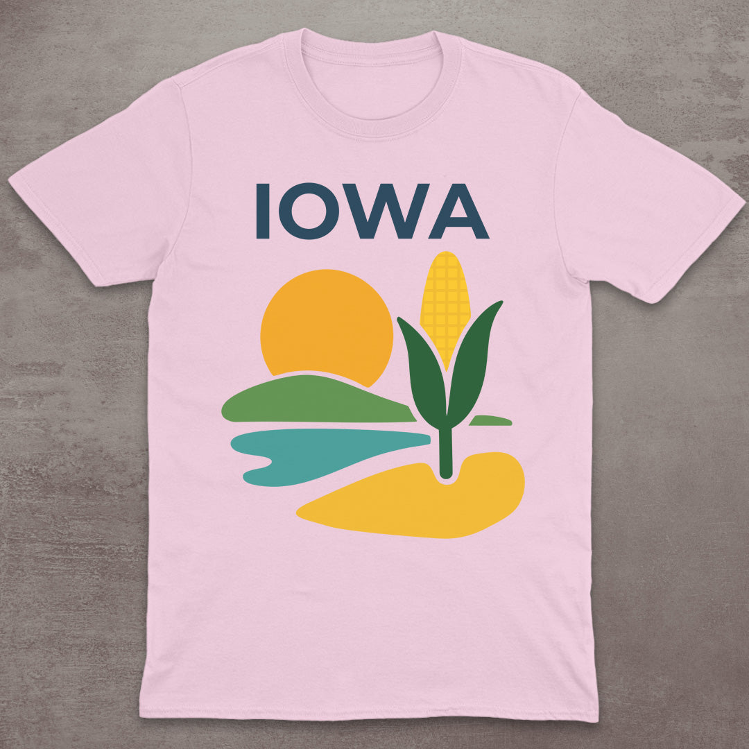 Iowa Cornfield Sunset T-Shirt