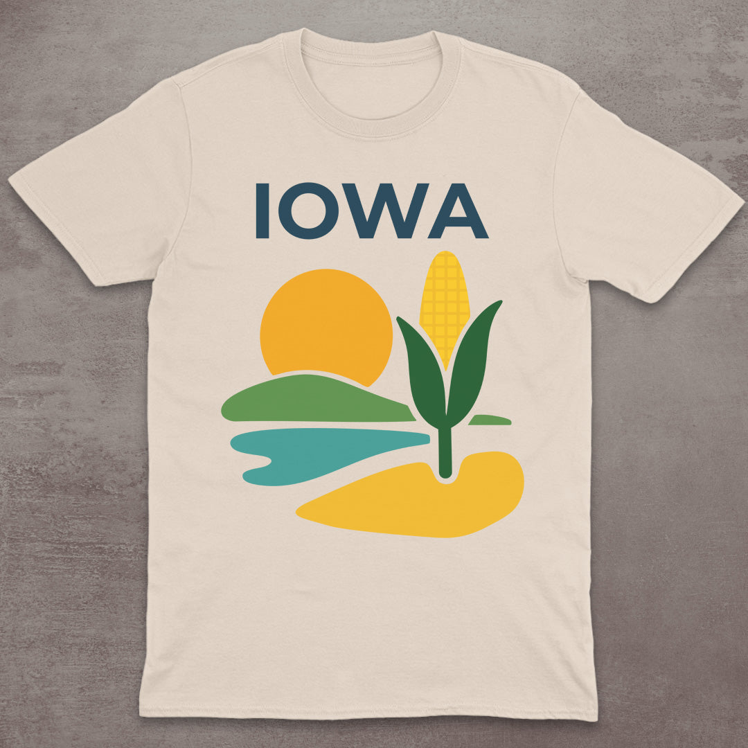 Iowa Cornfield Sunset T-Shirt