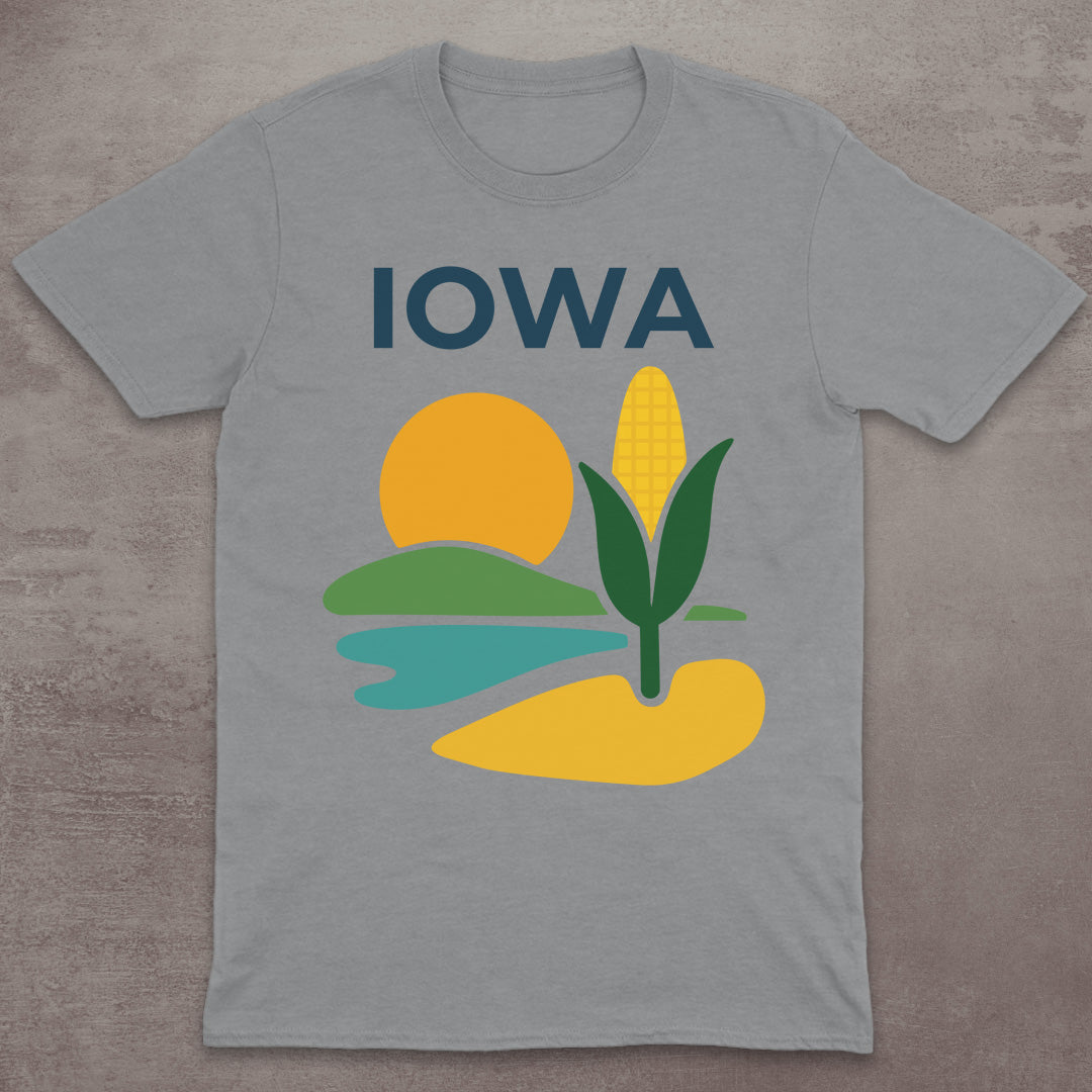 Iowa Cornfield Sunset T-Shirt