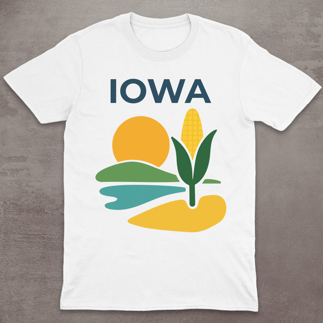 Iowa Cornfield Sunset T-Shirt