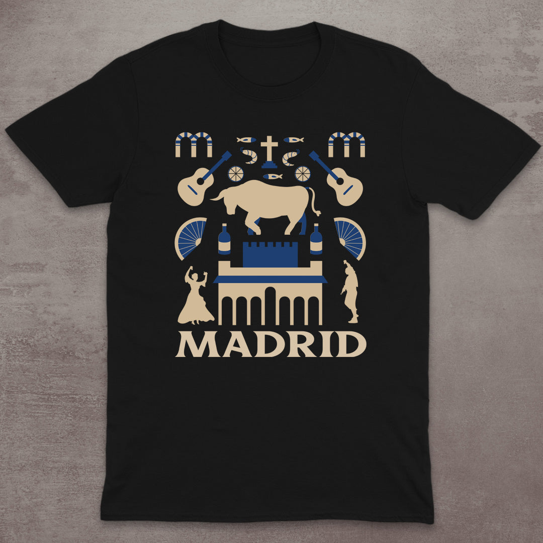 Madrid Cultural Icons T-Shirt