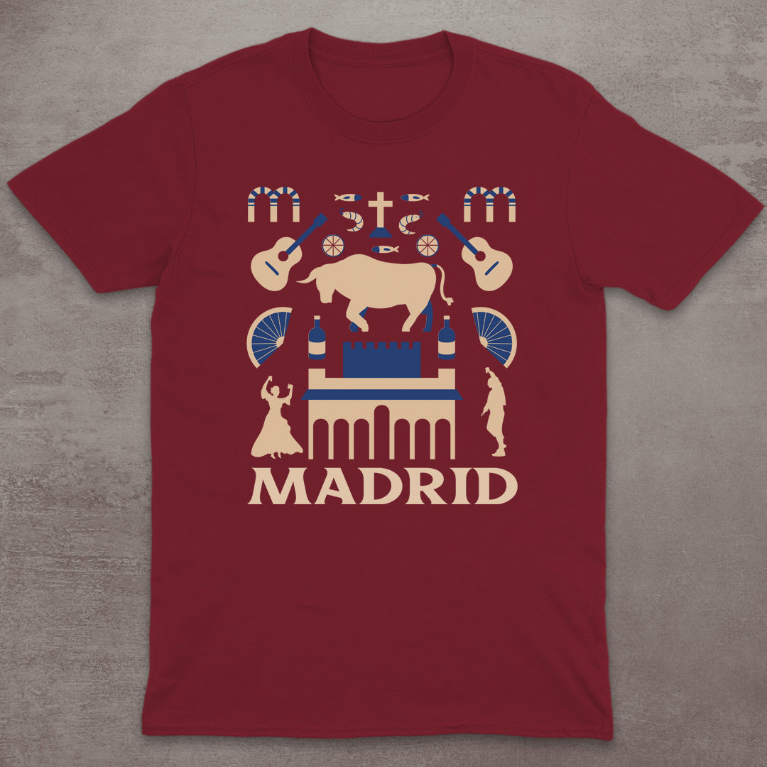 Madrid Cultural Icons T-Shirt