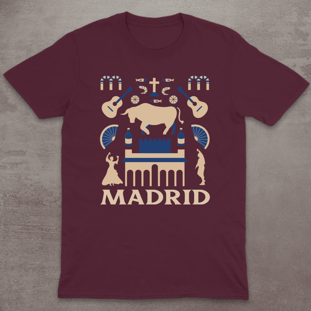 Madrid Cultural Icons T-Shirt