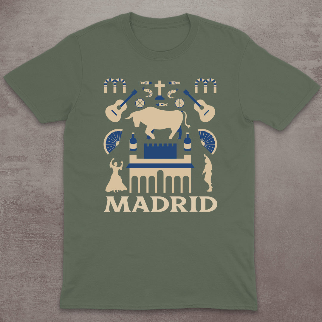 Madrid Cultural Icons T-Shirt