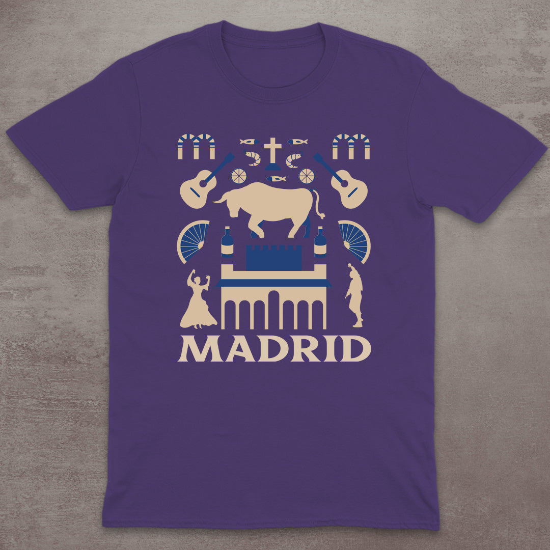 Madrid Cultural Icons T-Shirt