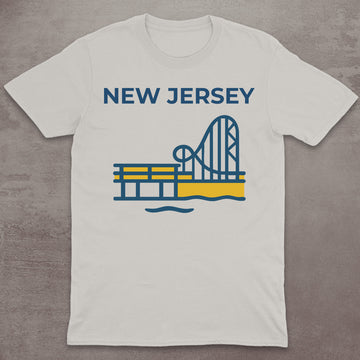 New Jersey Boardwalk Coaster T-Shirt