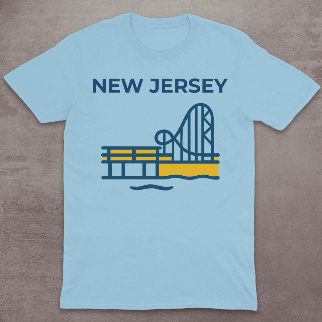 New Jersey Boardwalk Coaster T-Shirt