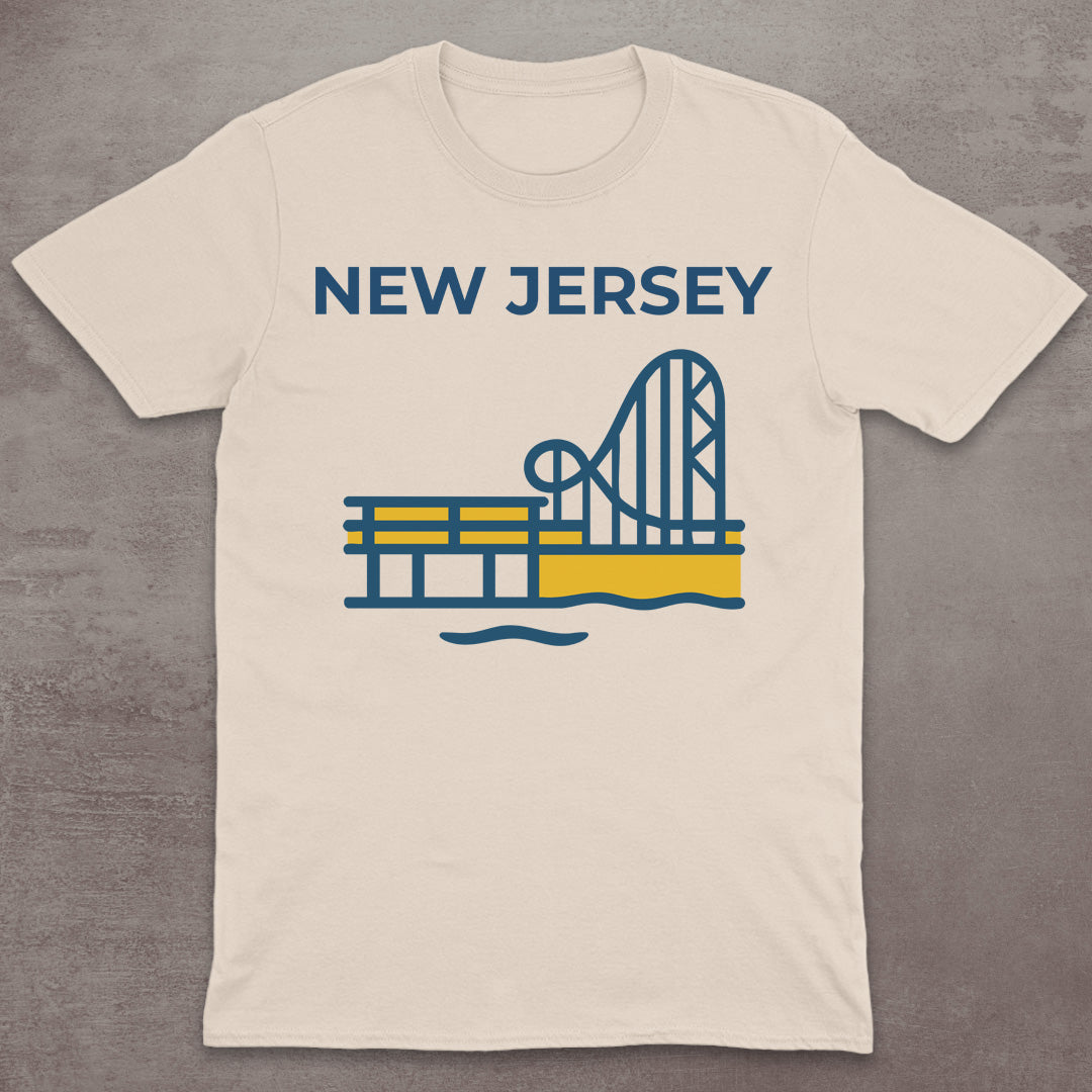 New Jersey Boardwalk Coaster T-Shirt