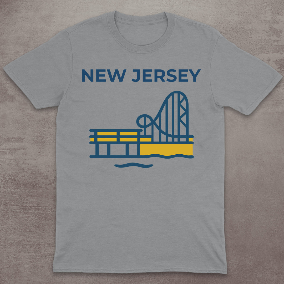 New Jersey Boardwalk Coaster T-Shirt