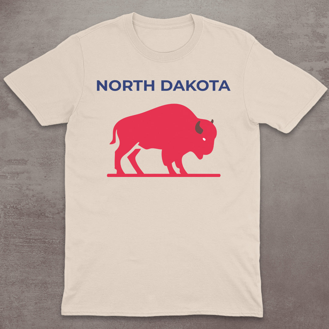 North Dakota Bison Plains T-Shirt