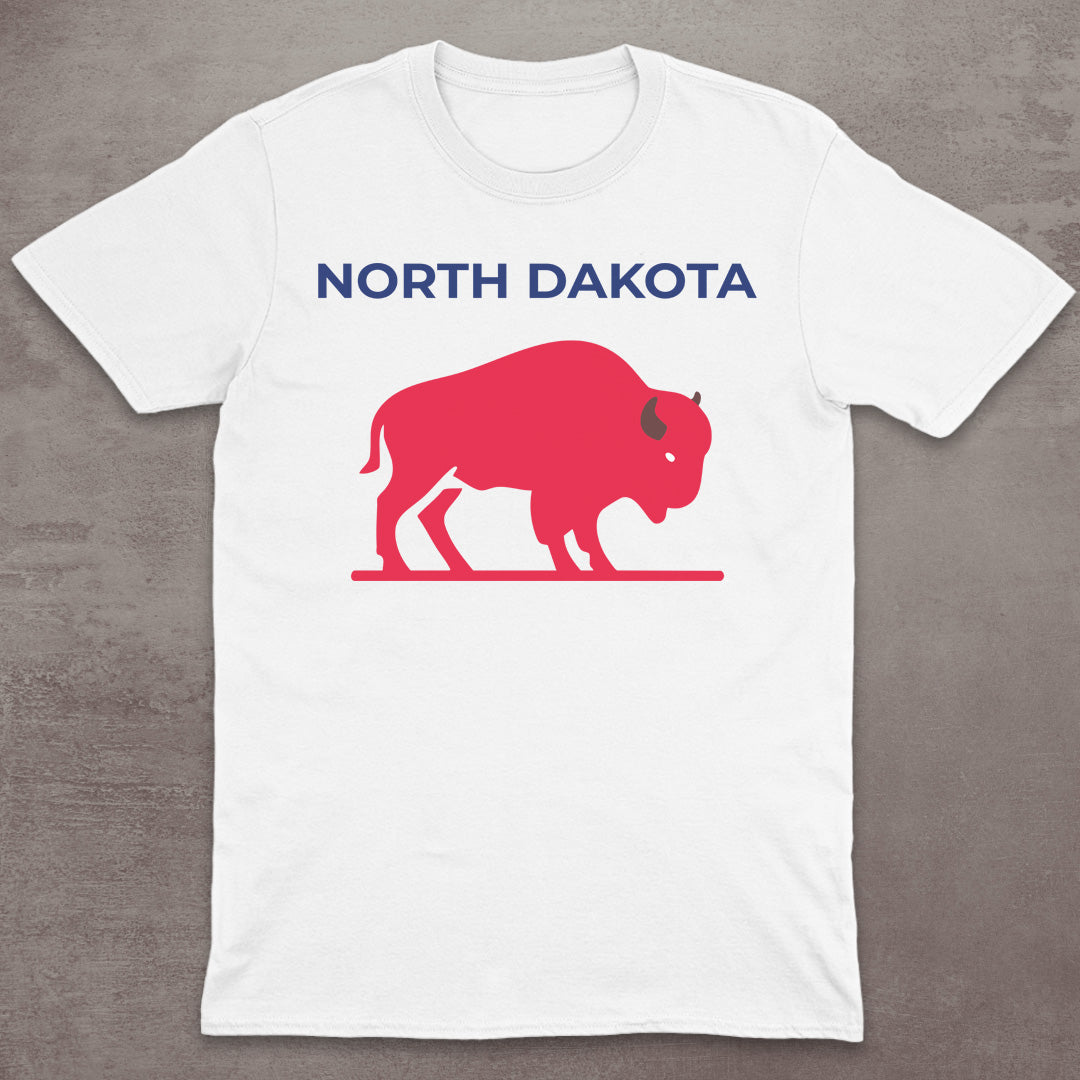 North Dakota Bison Plains T-Shirt