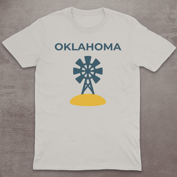 Oklahoma Plains Windmill T-Shirt