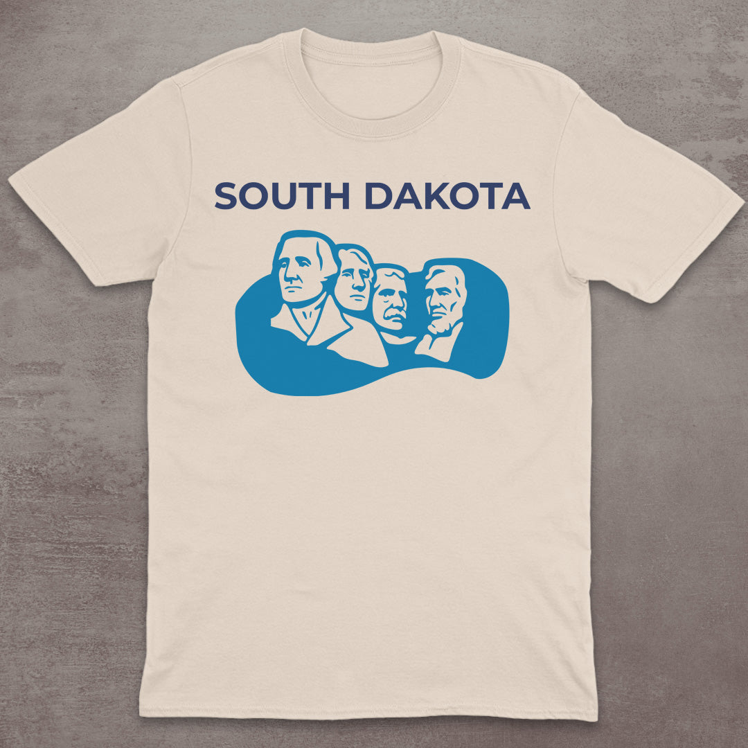 South Dakota Monument Silhouette T-Shirt
