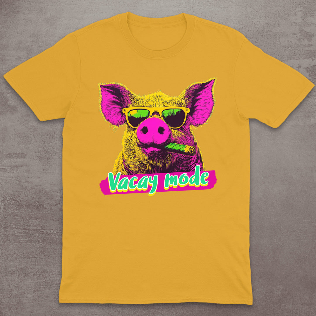 Vacay Mode Pig T-Shirt