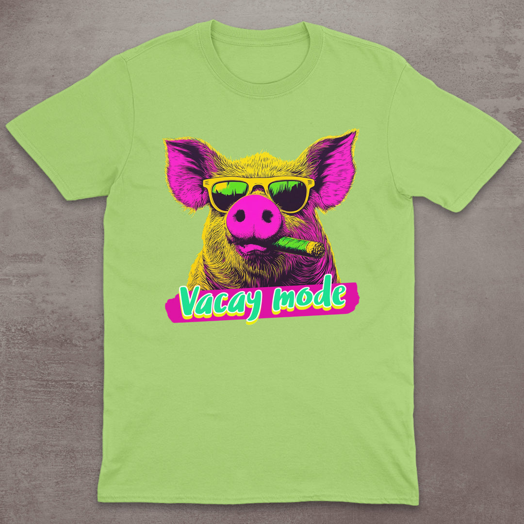 Vacay Mode Pig T-Shirt