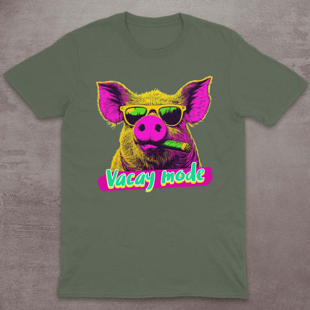 Vacay Mode Pig T-Shirt