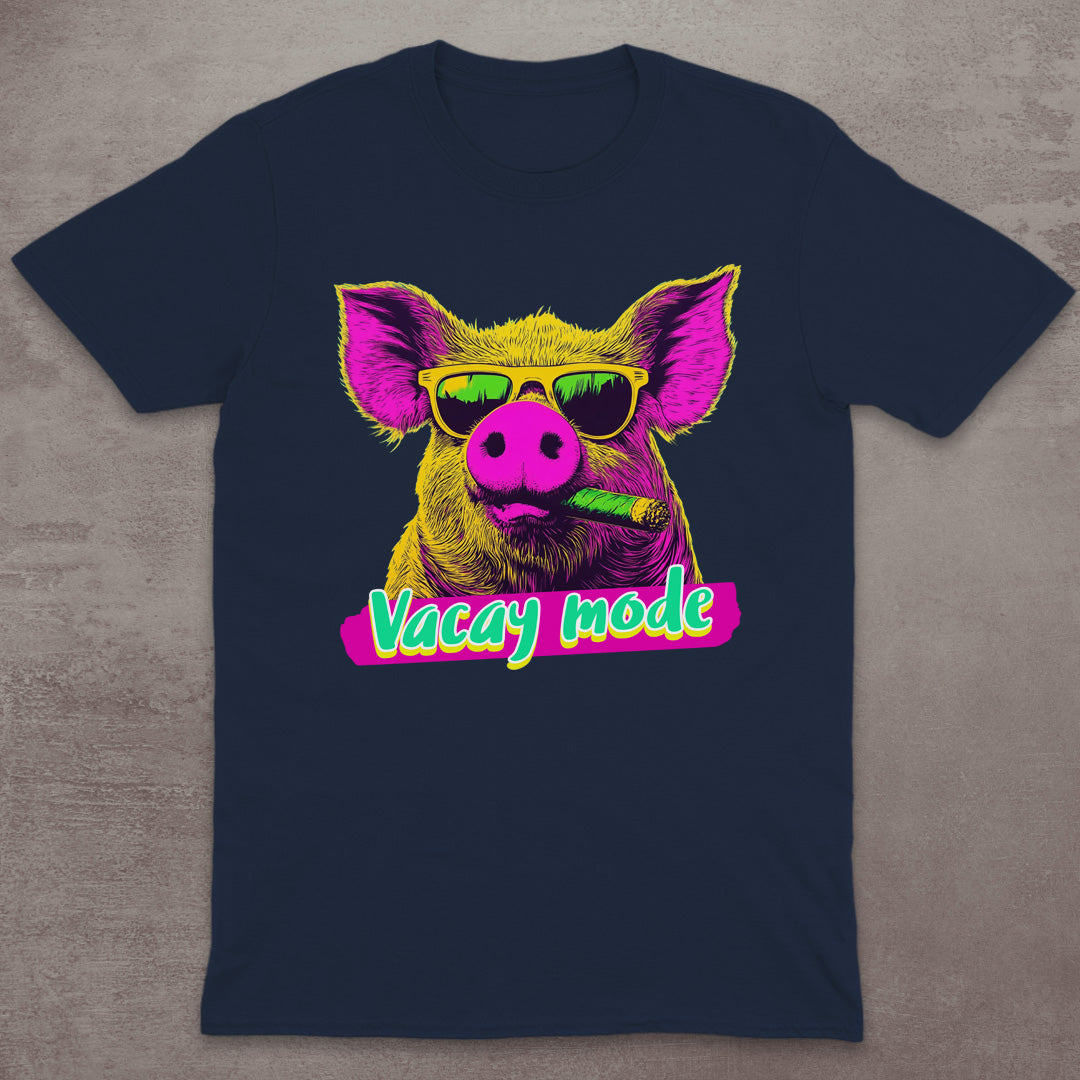 Vacay Mode Pig T-Shirt