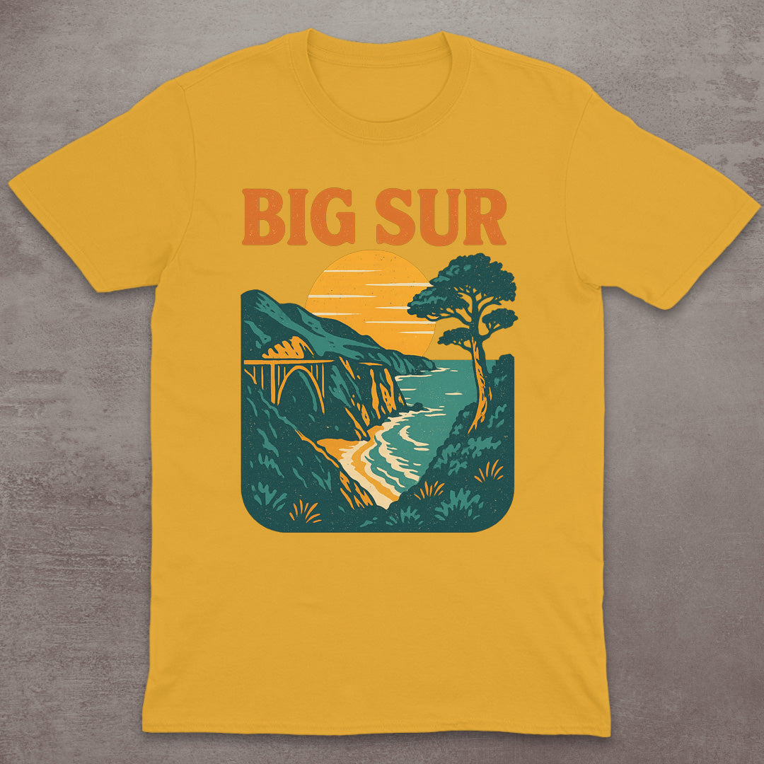 Big Sur Coastal Sunset T-Shirt