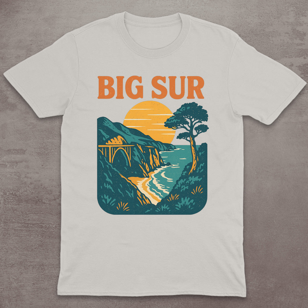 Big Sur Coastal Sunset T-Shirt