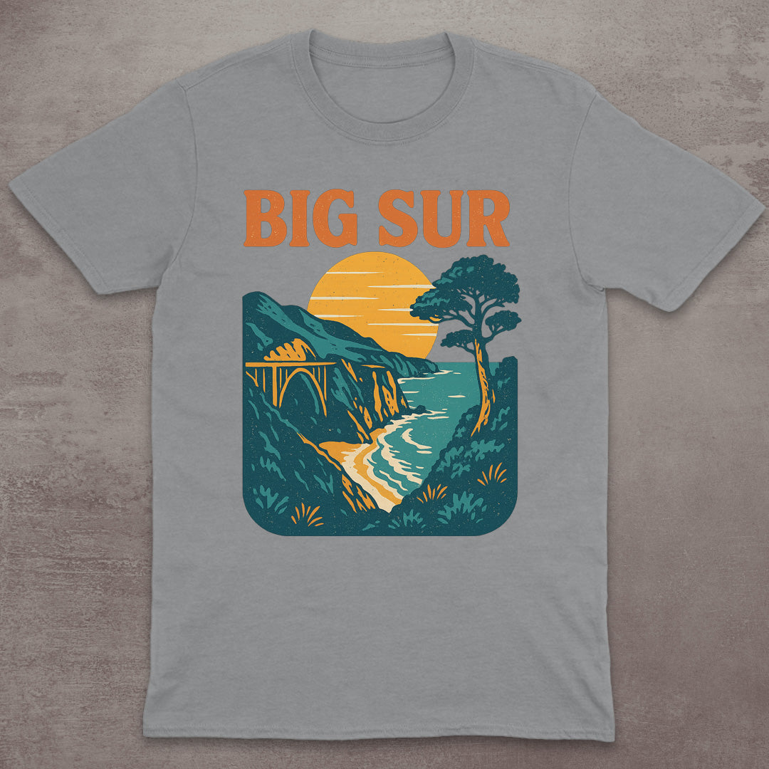 Big Sur Coastal Sunset T-Shirt