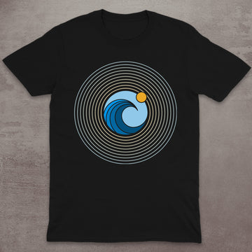 Hypnotic Wave Circle T-Shirt