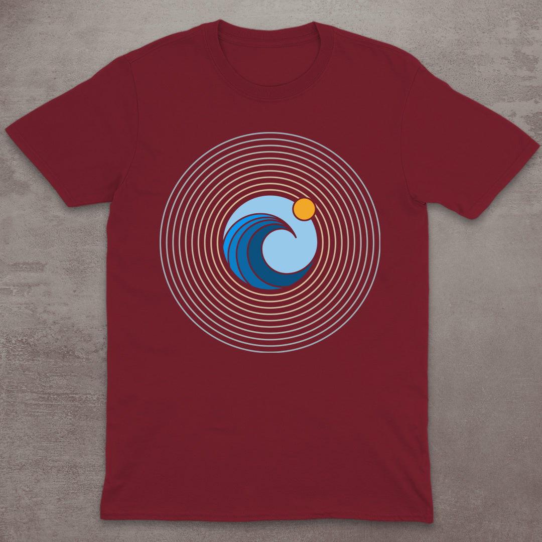 Hypnotic Wave Circle T-Shirt
