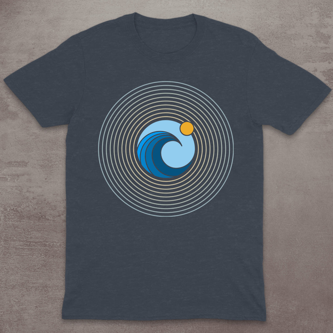 Hypnotic Wave Circle T-Shirt