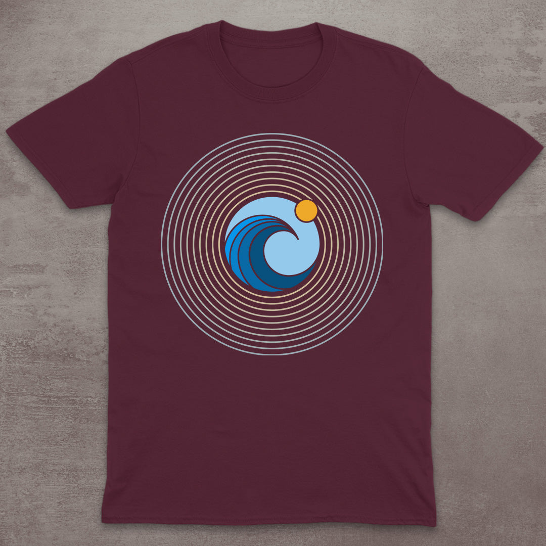 Hypnotic Wave Circle T-Shirt