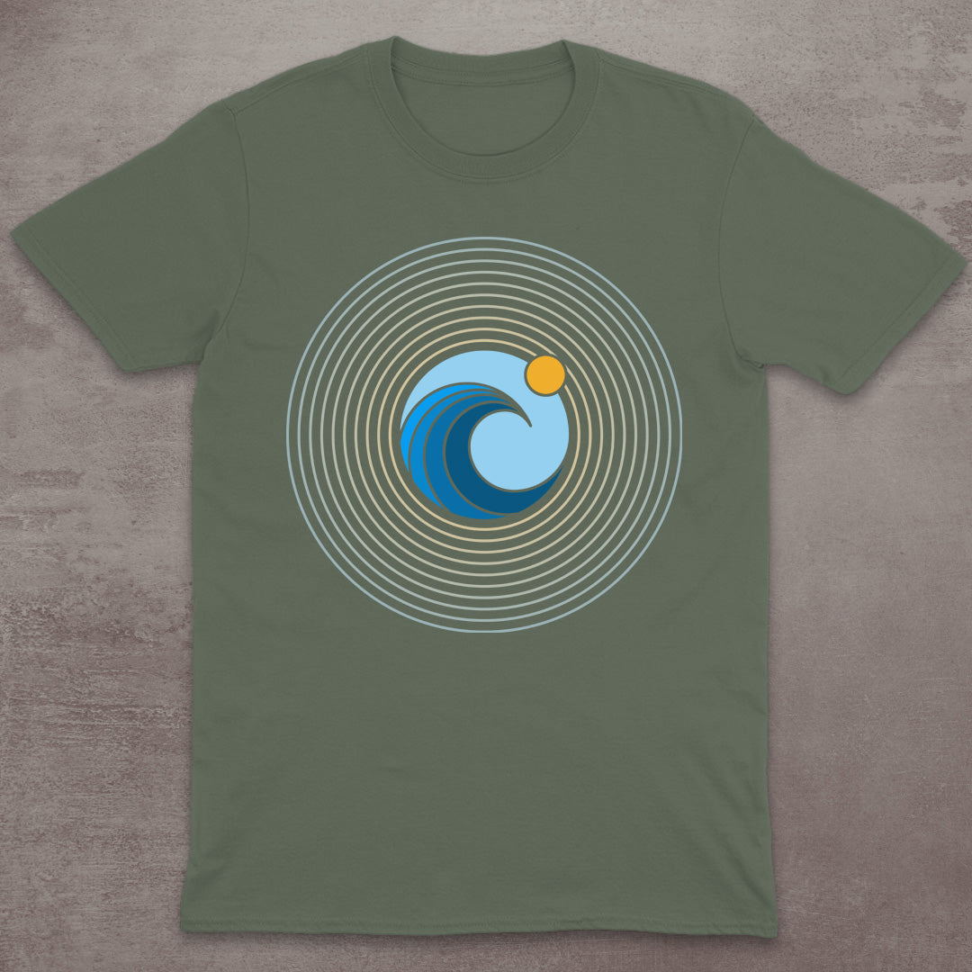 Hypnotic Wave Circle T-Shirt