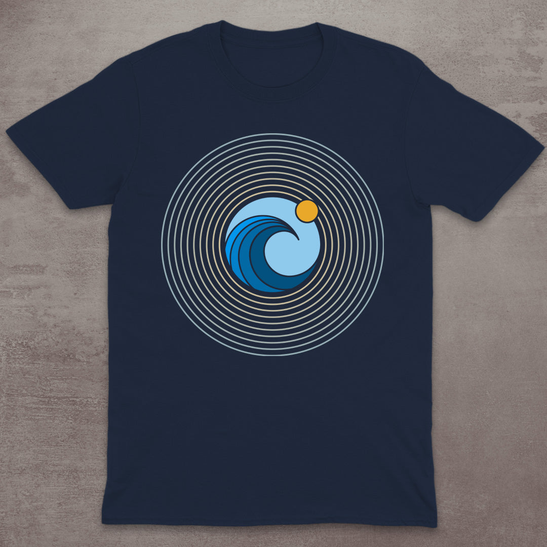 Hypnotic Wave Circle T-Shirt