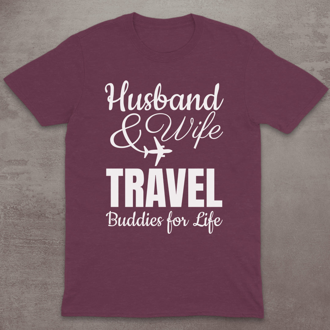 Husband & Wife Travel Buddies T-Shirt