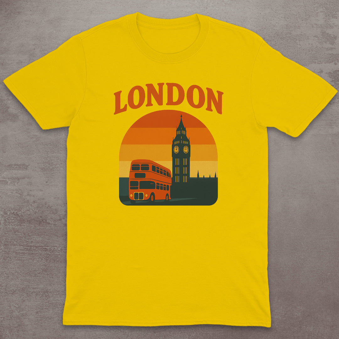London Retro Double-Decker T-Shirt