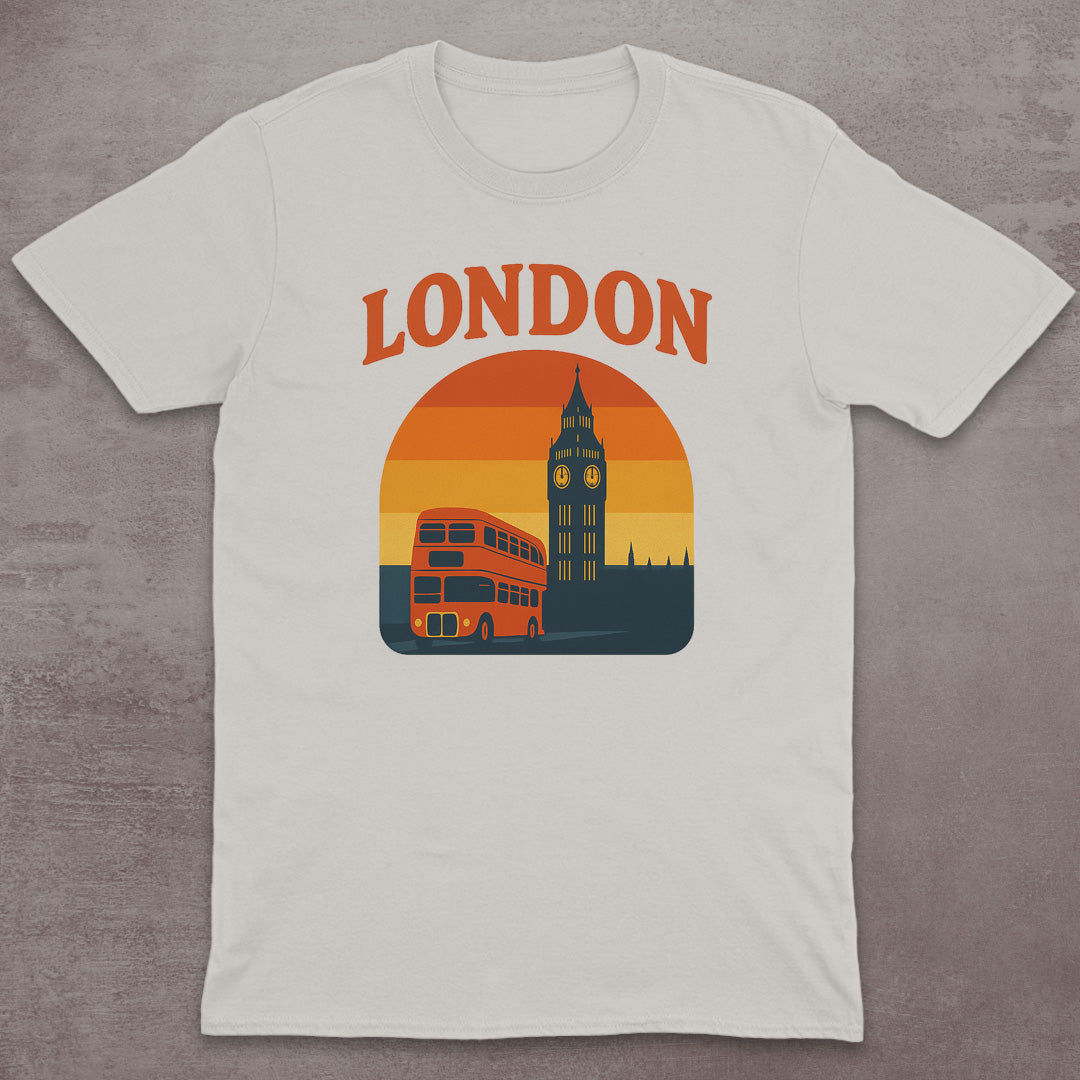 London Retro Double-Decker T-Shirt