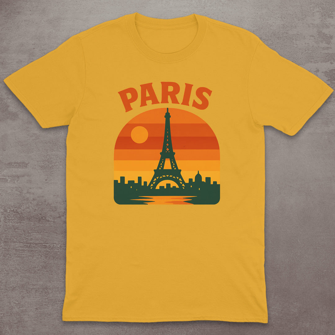 Paris Eiffel Tower Sunset T-Shirt