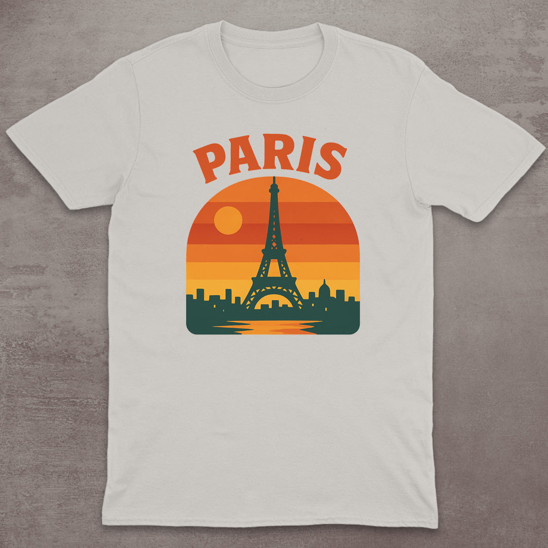 Paris Eiffel Tower Sunset T-Shirt