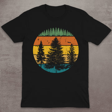 Retro Pine Forest T-Shirt