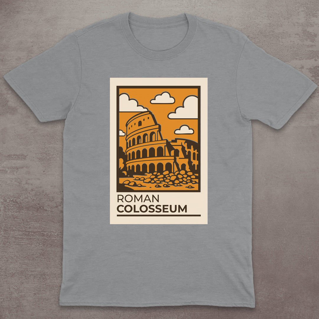 Roman Colosseum Vintage Poster T-Shirt