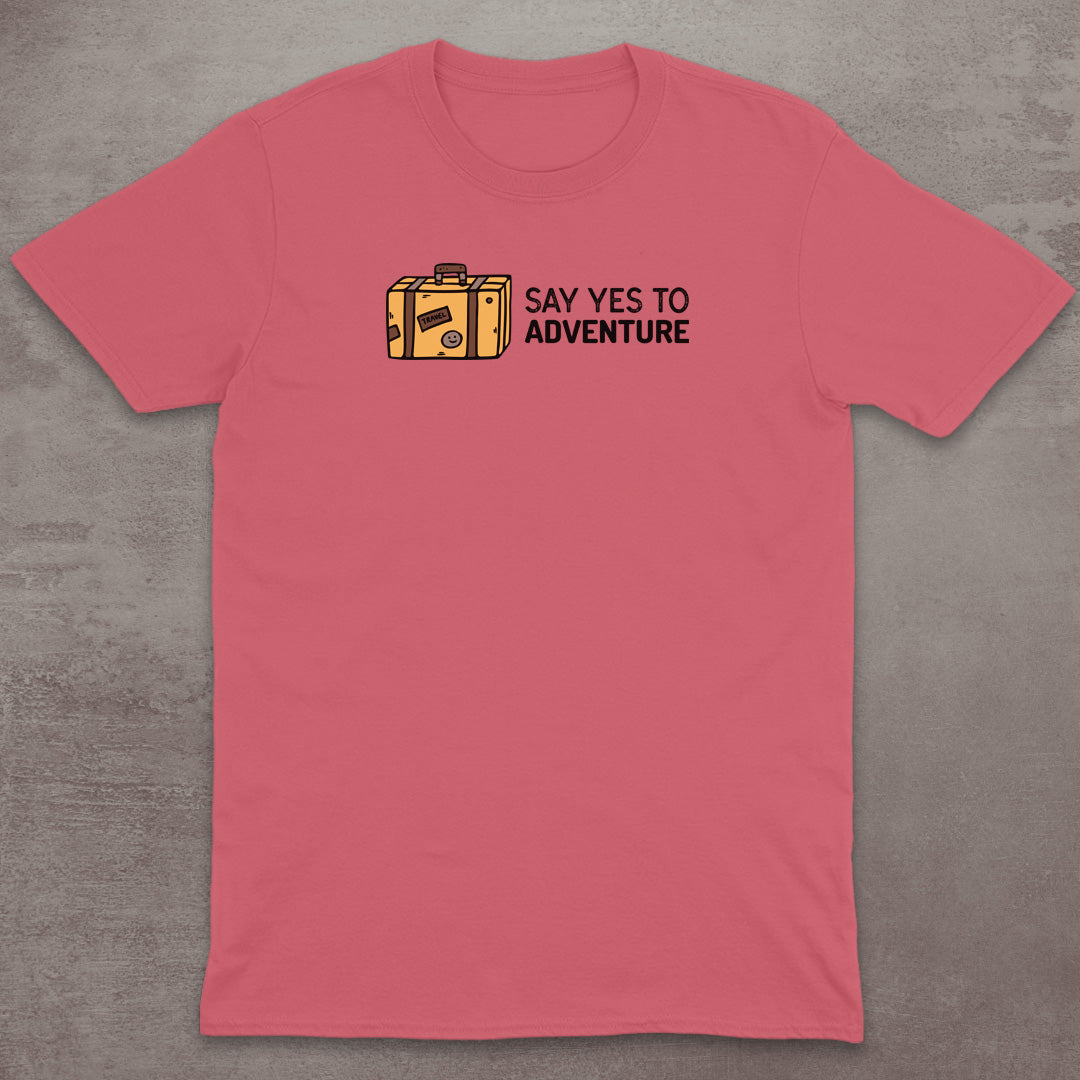 Say Yes to Adventure Suitcase T-Shirt