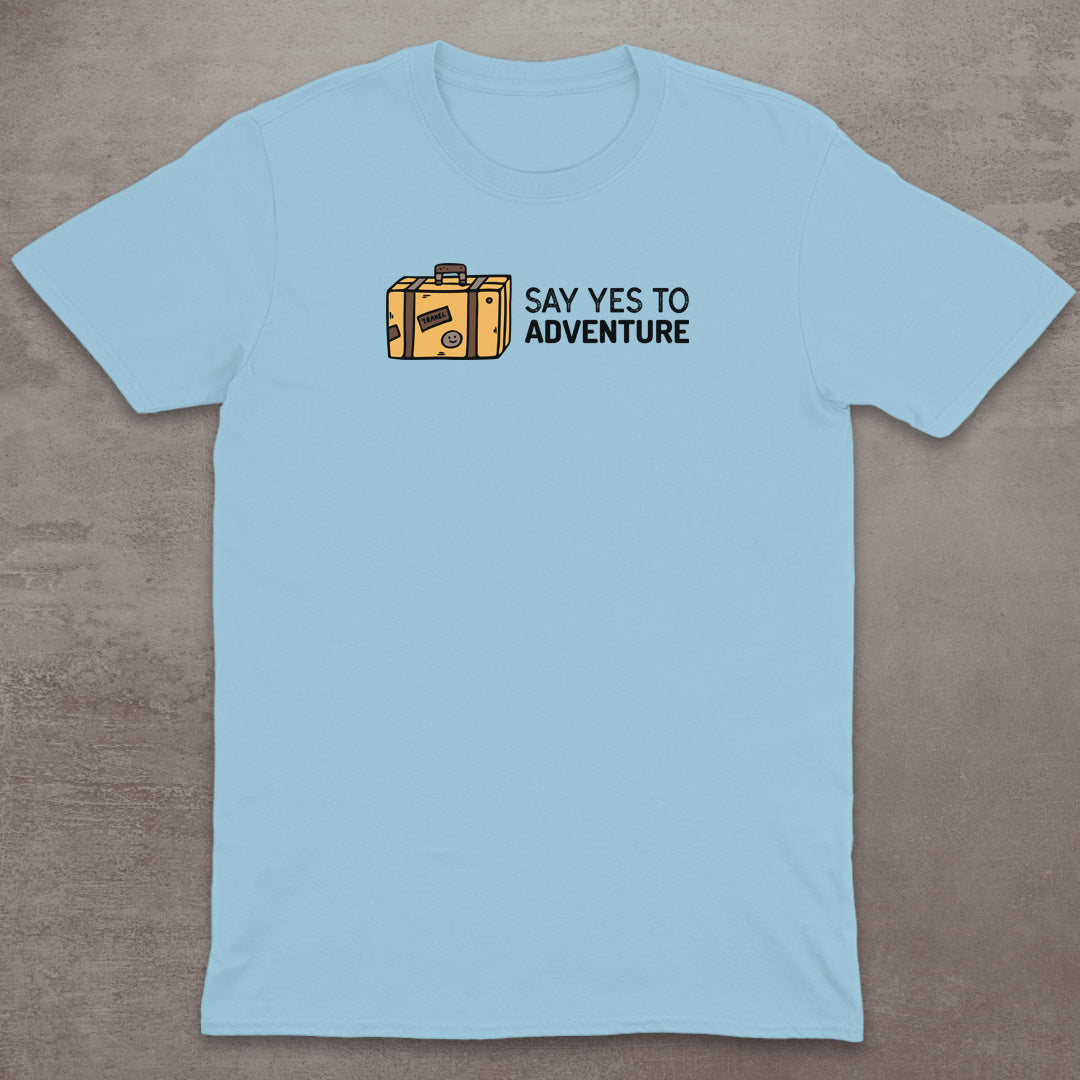 Say Yes to Adventure Suitcase T-Shirt