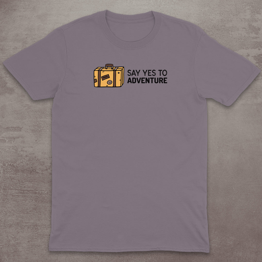 Say Yes to Adventure Suitcase T-Shirt