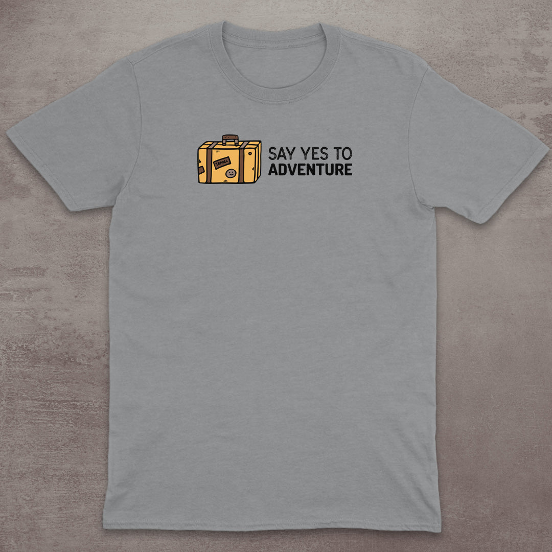 Say Yes to Adventure Suitcase T-Shirt