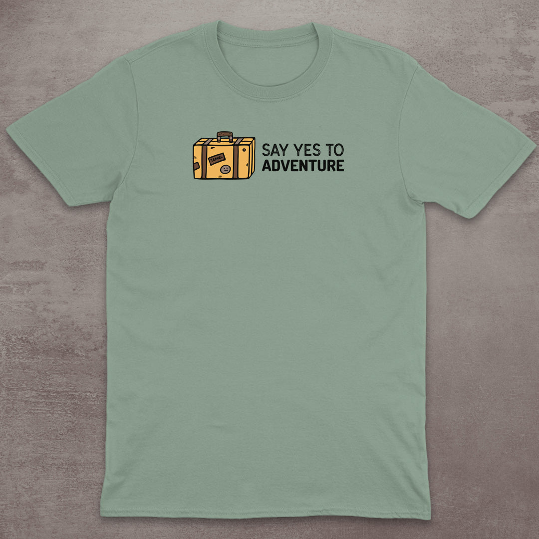 Say Yes to Adventure Suitcase T-Shirt