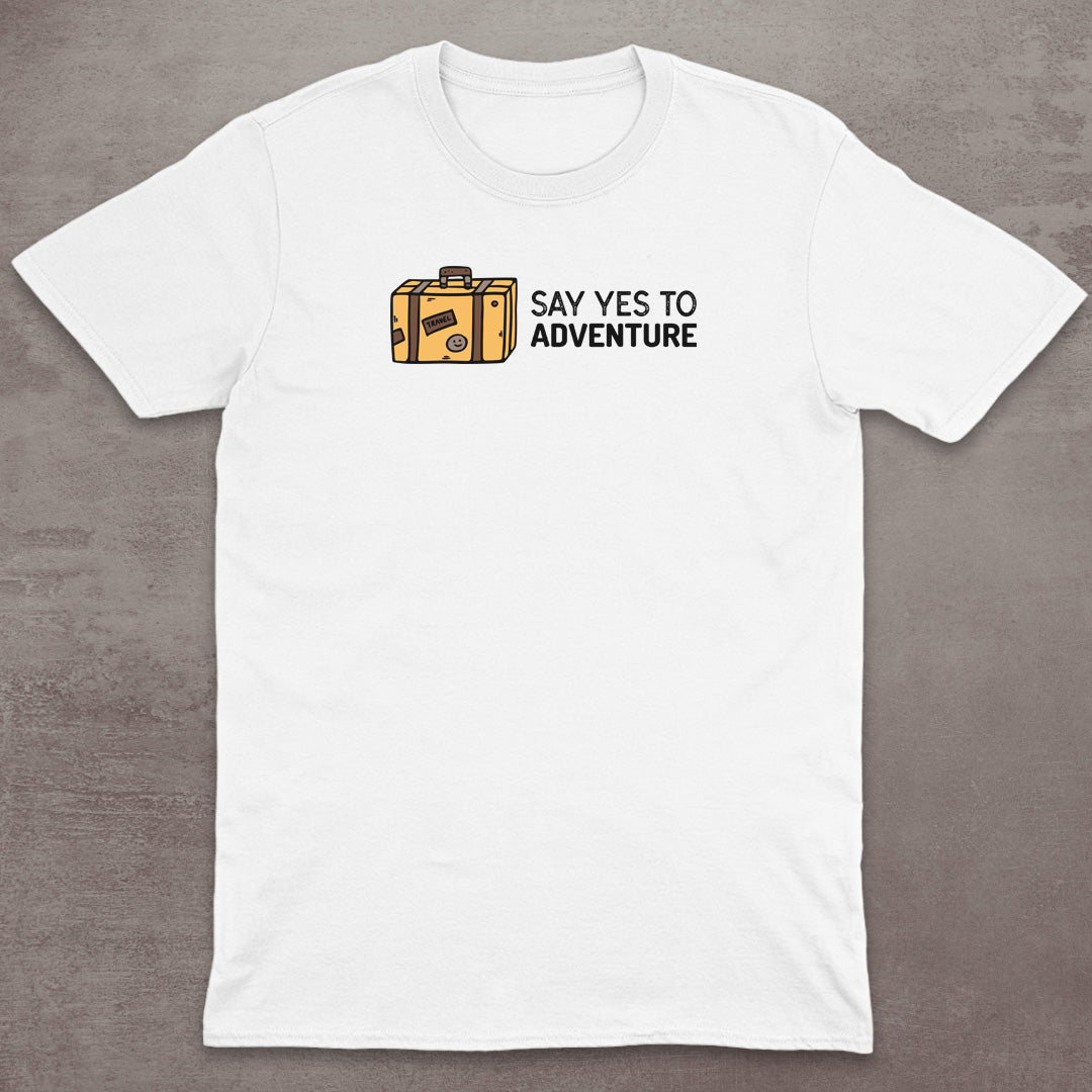 Say Yes to Adventure Suitcase T-Shirt
