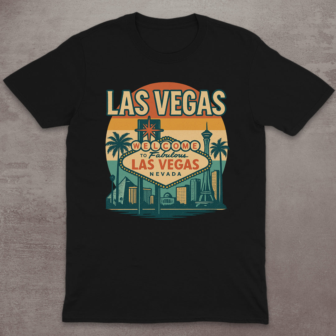 Las Vegas Retro Welcome Sign T-Shirt